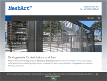 Tablet Screenshot of meshart.de